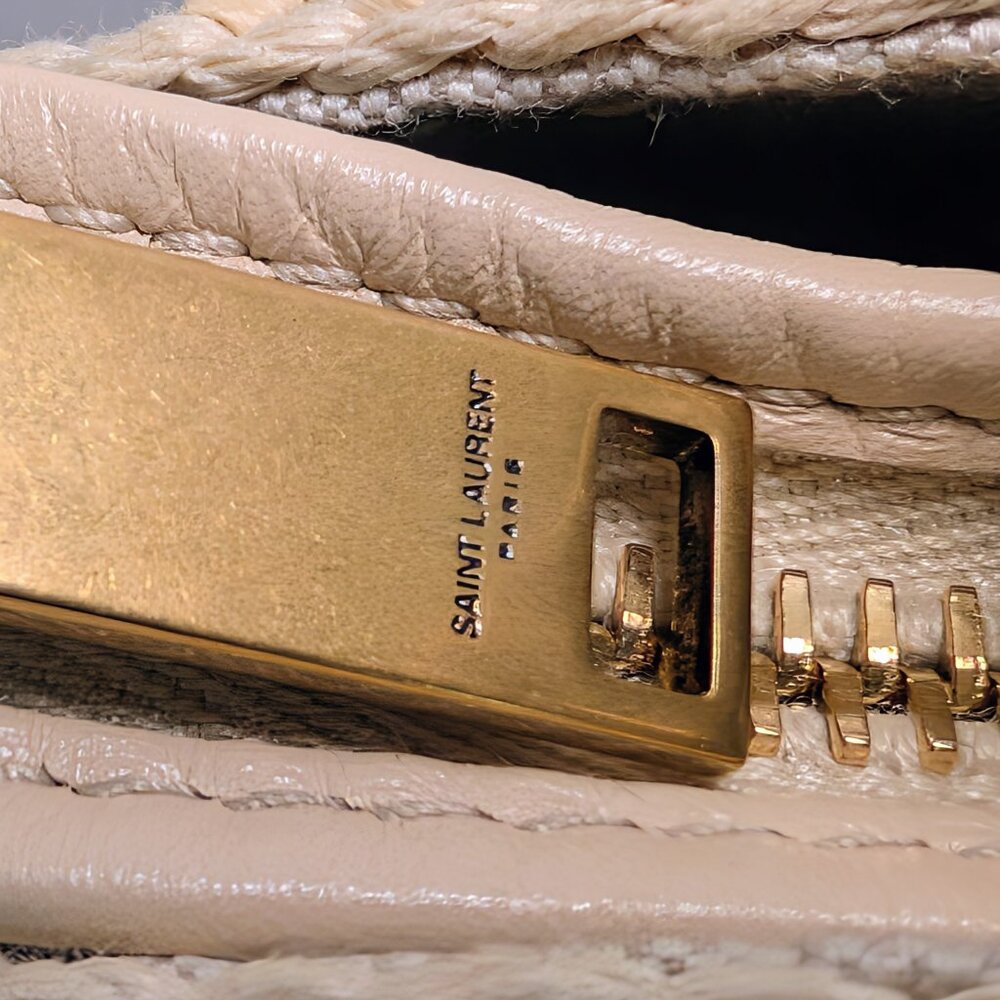 Yves Saint Laurent Downtown Raffia Bag - Picture 3 of 14